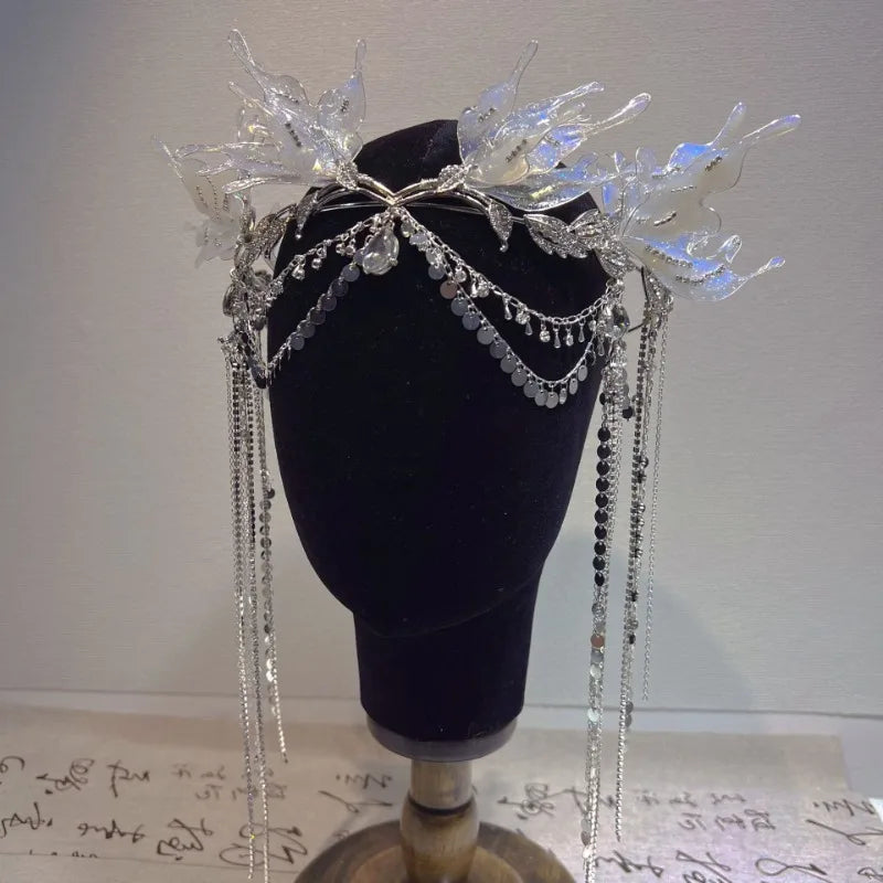 Elegante Kristall-Haarkrone