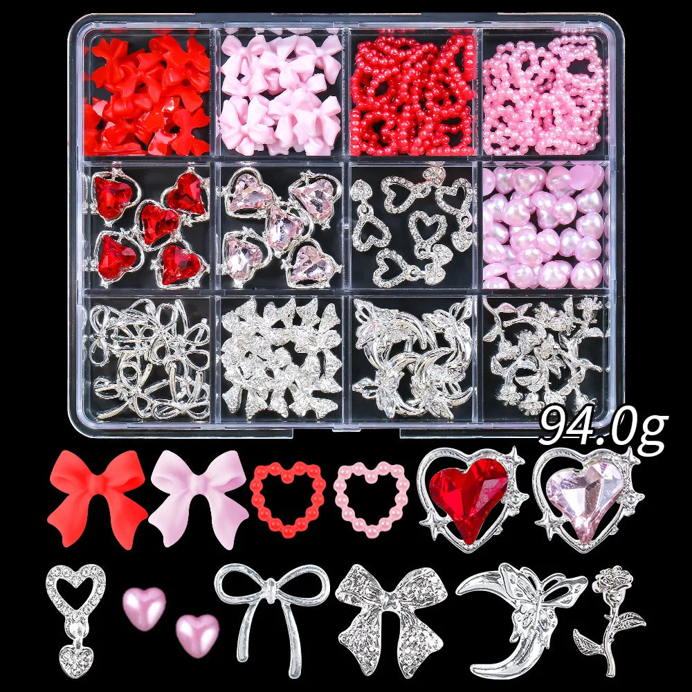 Set Nail Charms – edler 3D Glanz