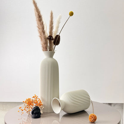 Vasen-Set – Minimalistische Eleganz & natürliche Harmonie