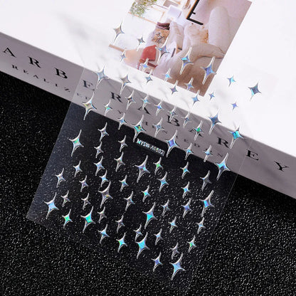 3D Nail Sticker – Sonne, Mond & Sterne