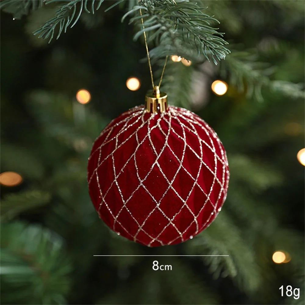 Weihnachtskugel – Samtige Eleganz