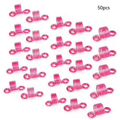 Festival-Haarschmuck – Dread-Perlen & Spiralen