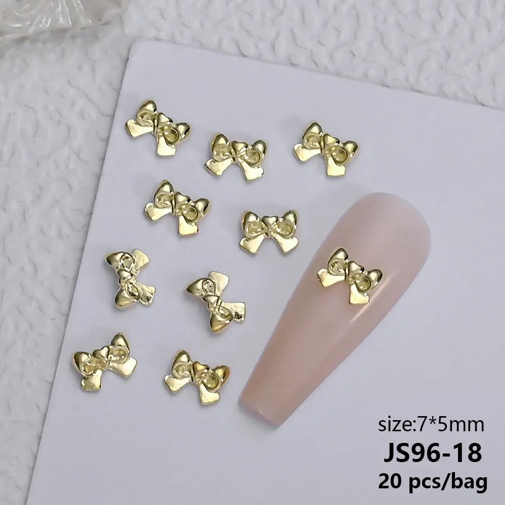 3D Schmetterlings Nail Charms