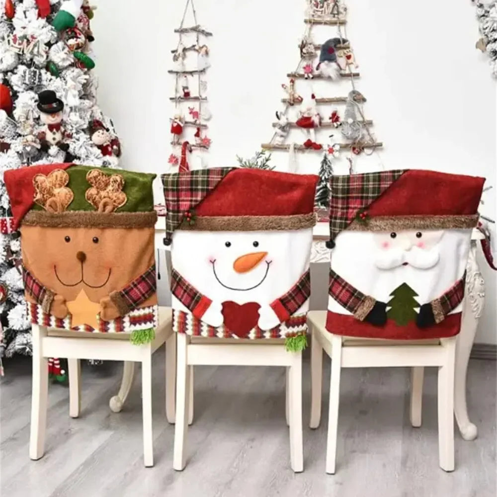 Weihnachtsstuhlbezüge – Festliche Deko