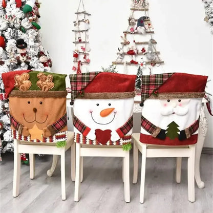 Weihnachtsstuhlbezüge – Festliche Deko