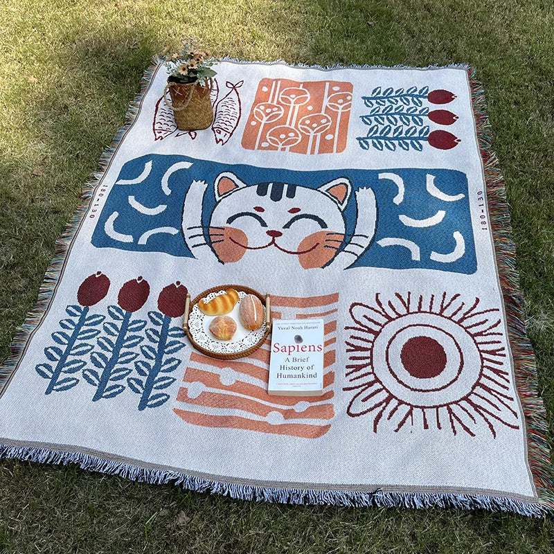 Festival-Picknickdecke – Boho Style