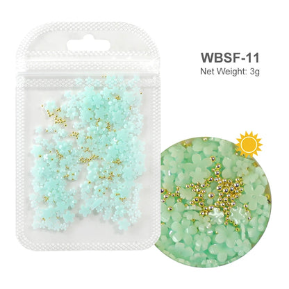 Acryl-Blumen Nail Art