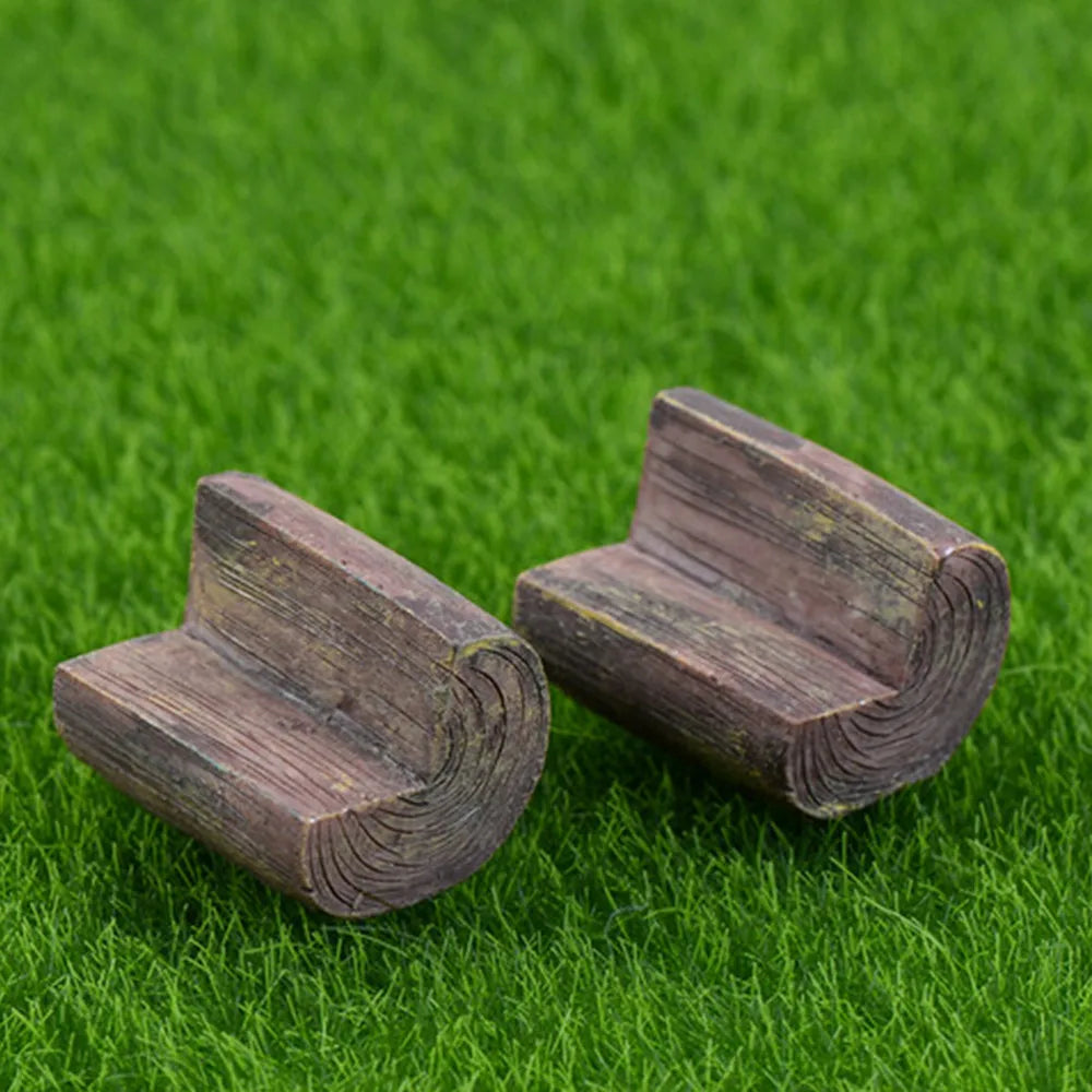 Wichtel Holzbänke – kleiner Ruheplatz