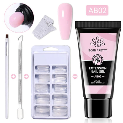 Poly-Gel Set – flexible Nagelverlängerung