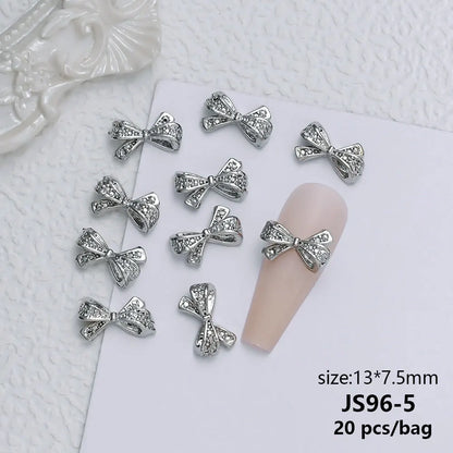3D Schmetterlings Nail Charms