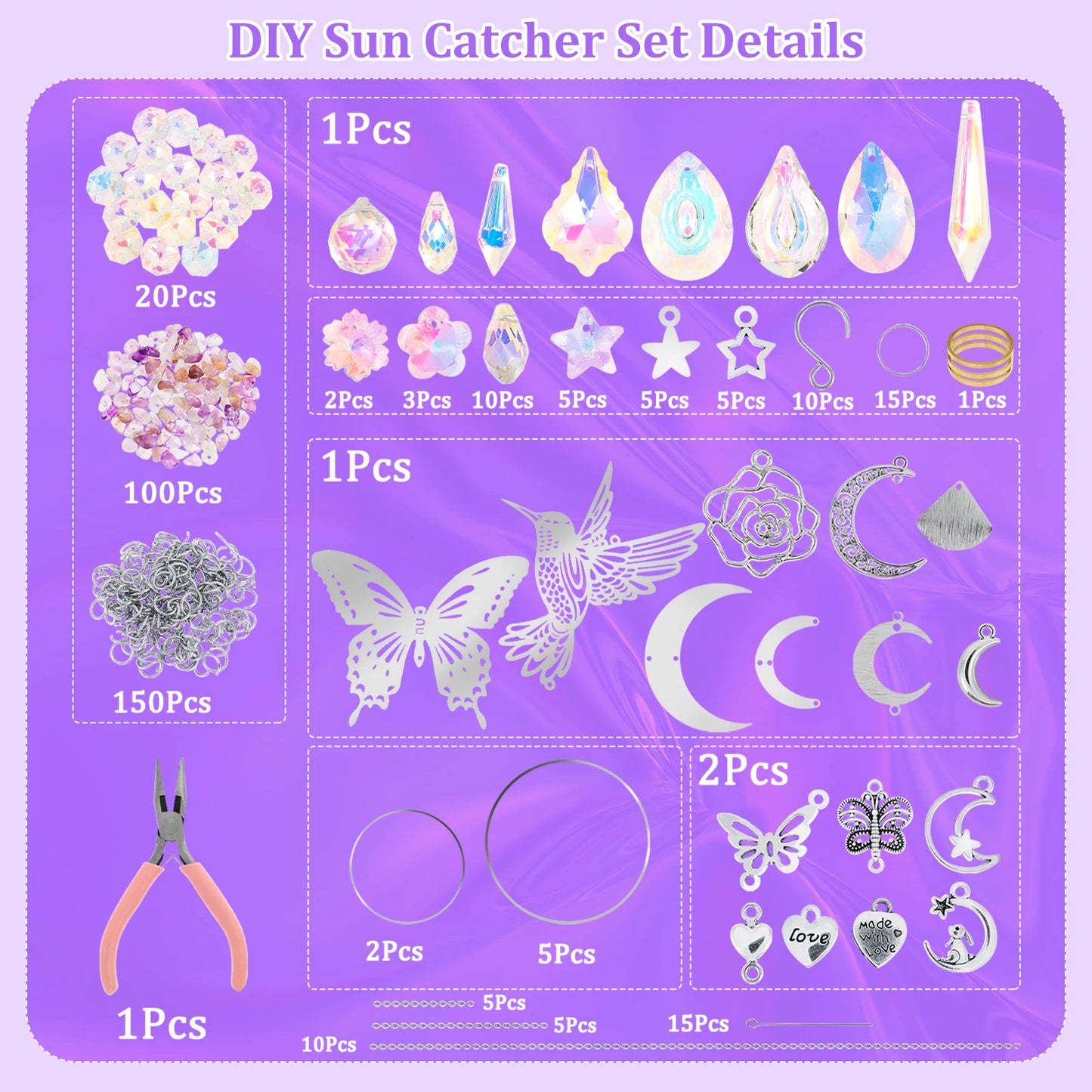 DIY Sonnenfänger-Set – Lichtkunstwerk