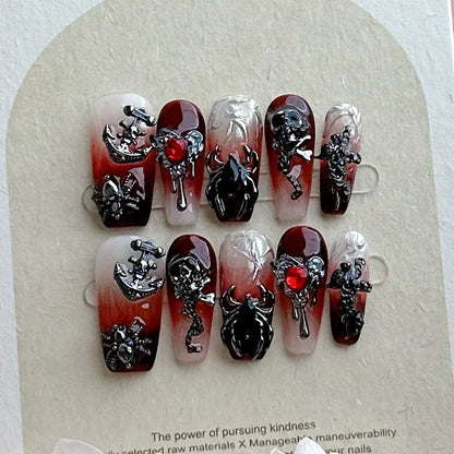 Gothic Glam Press-On Nails