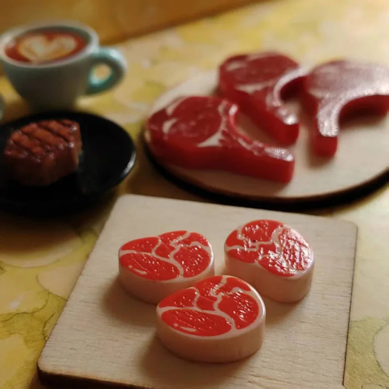 Miniatur Steak – Wichtelwelten Food Set