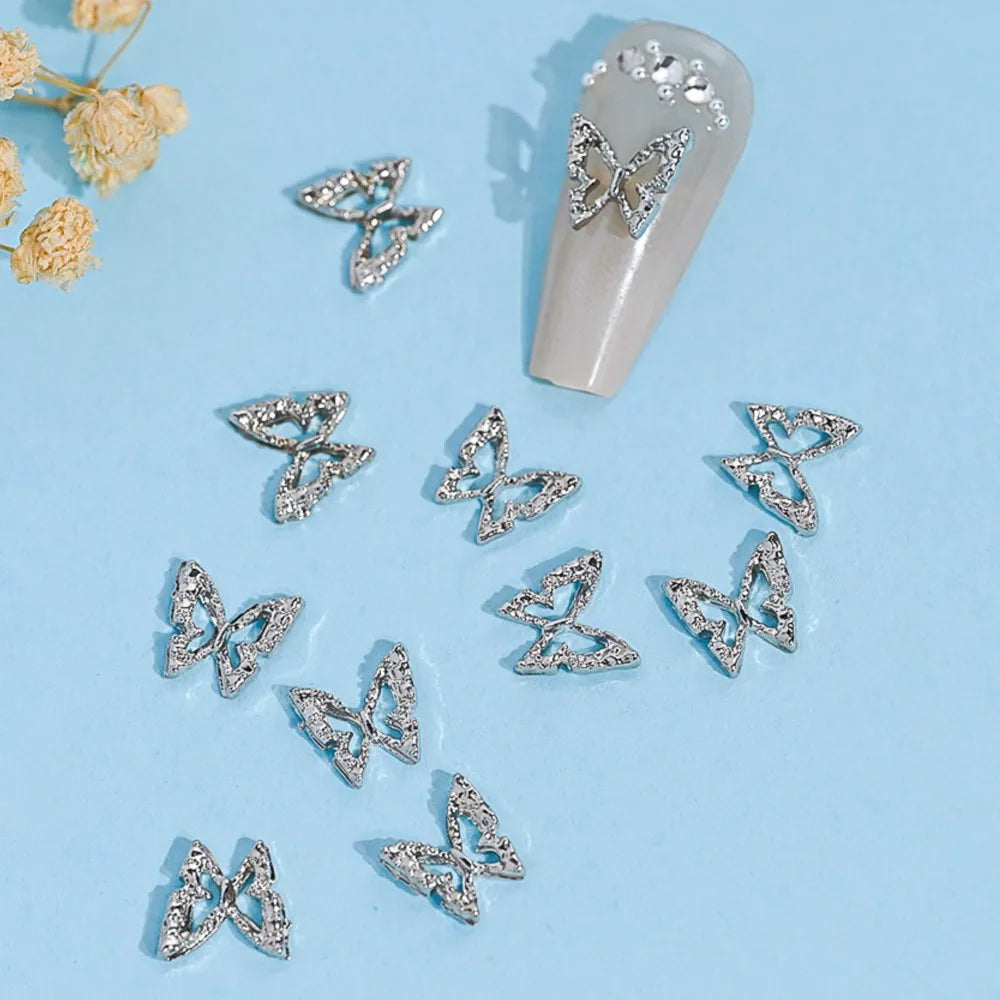 3D Schmetterlings Nail Charms