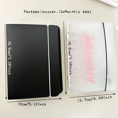 Budgetplaner mit 12 Monatsfächern - sunny.side-Productions