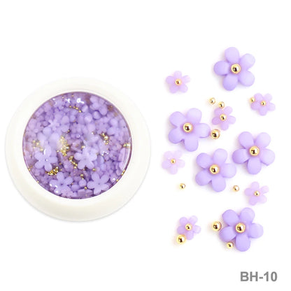 Acryl-Blumen Nail Art