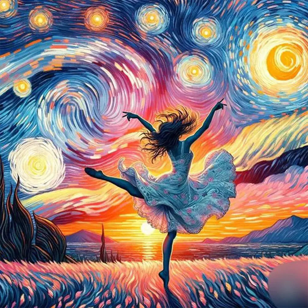 Malen nach Zahlen – Eleganz einer Tänzerin - sunny.side-Productions