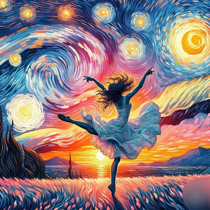 Malen nach Zahlen – Eleganz einer Tänzerin - sunny.side-Productions