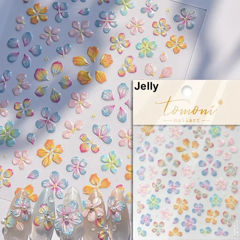 Nail Sticker – Blumen & Kirschblüten