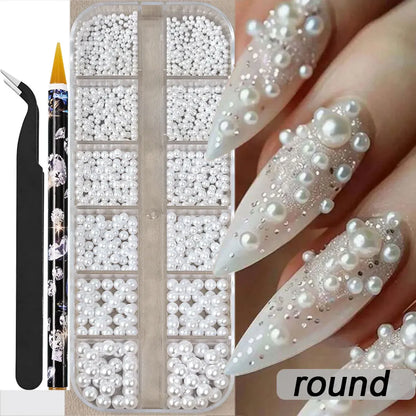 Nail Pearls Set – Elegante Perlen