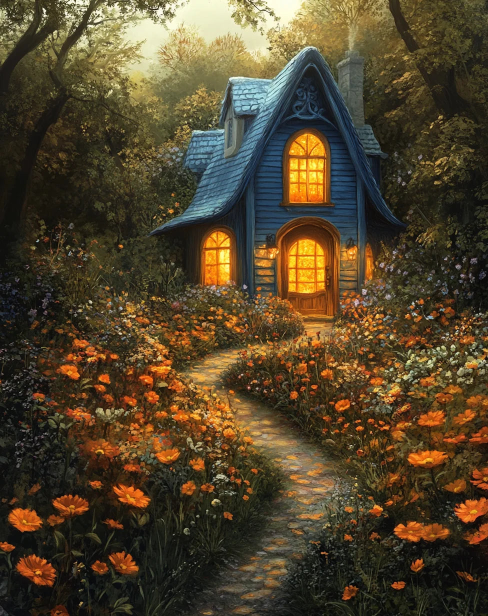 Malen nach Zahlen – Waldtraum auf Leinwand