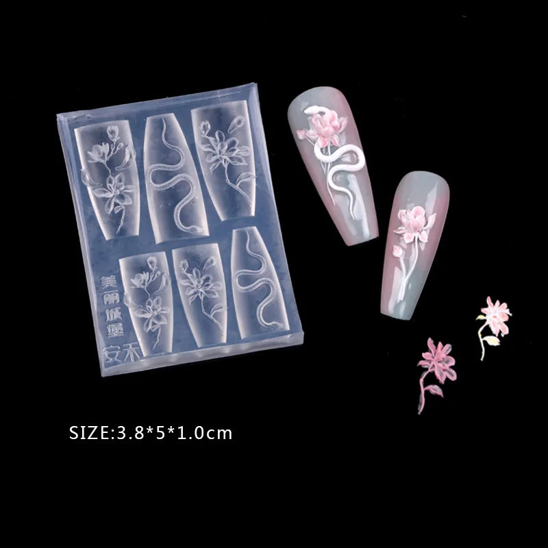 3D-Nagelformen – feinste Blüten