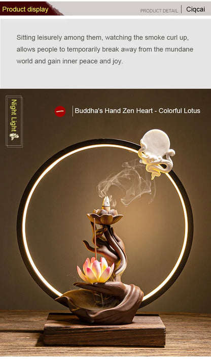 Quelle der Entspannung- Lotus Reflux Aromadiffusor - sunny.side-Productions