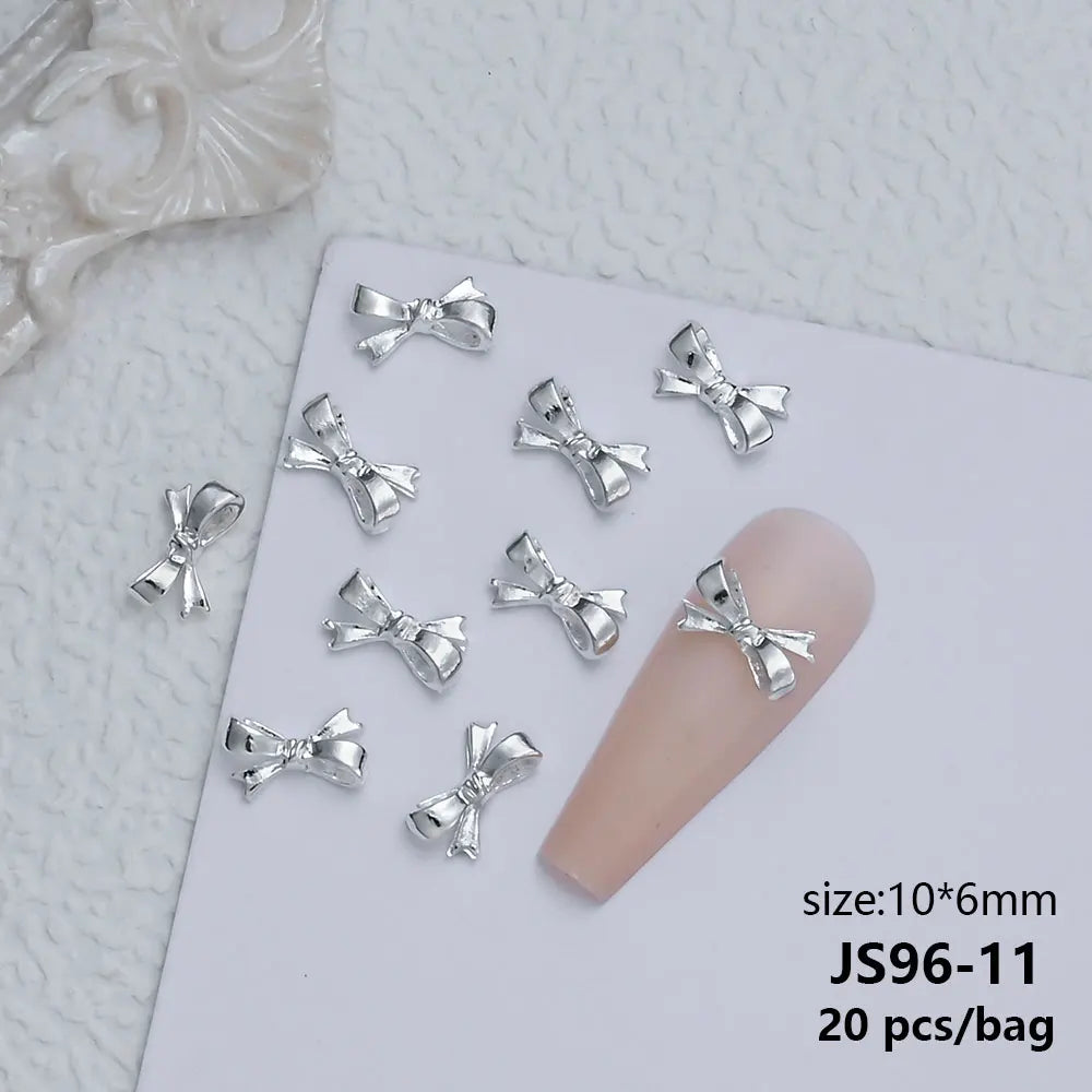 3D Schmetterlings Nail Charms