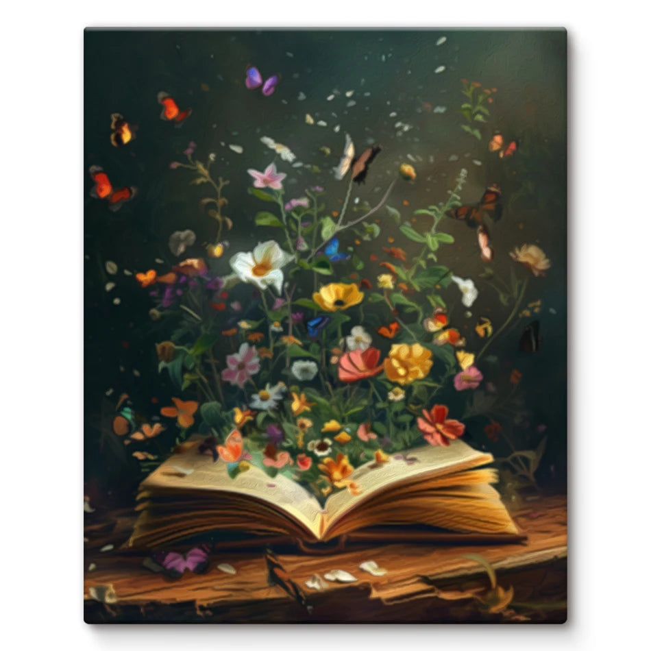 Malen-nach-Zahlen-Set- Bücherfantasie - sunny.side-Productions