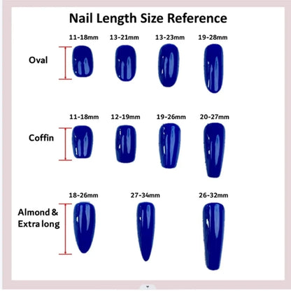 Statement Nails Deluxe- Press- On Set - sunny.side-Productions