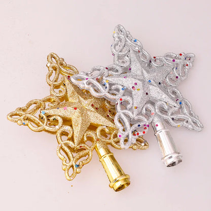 Weihnachtsbaum Spitze – Glitter Sterne