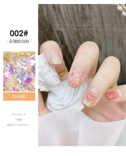 Nail Glitter – Schimmernde Wolken