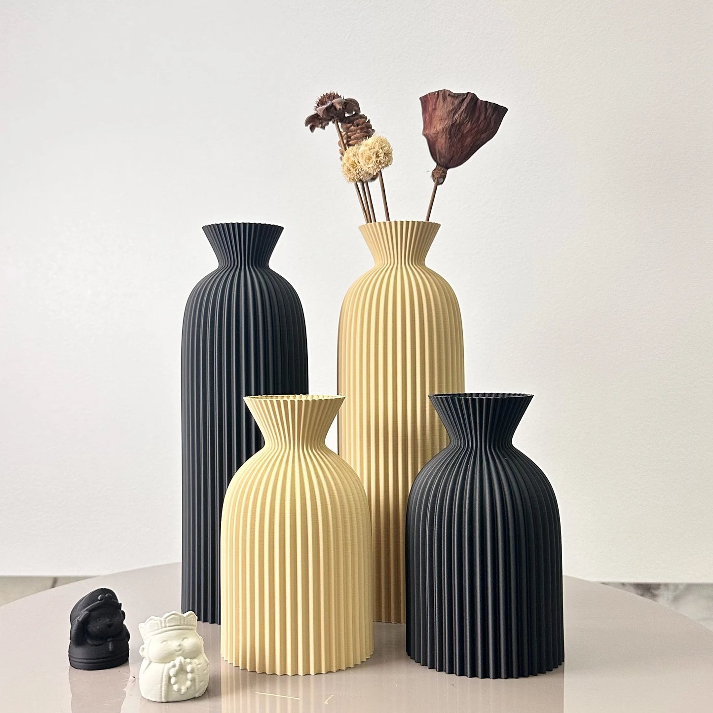 Vasen-Set – Minimalistische Eleganz & natürliche Harmonie