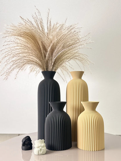 Vasen-Set – Minimalistische Eleganz & natürliche Harmonie