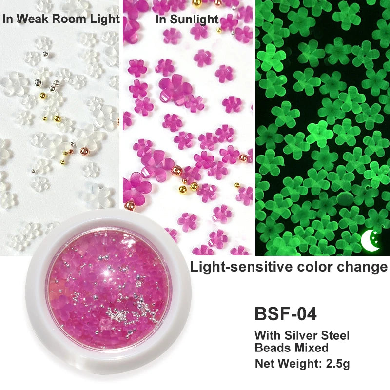 Acryl-Blumen Nail Art