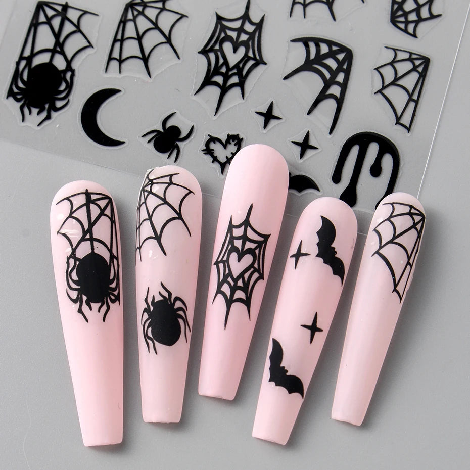 Halloween Nail Sticker – Spooky Designs