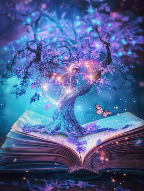 Malen nach Zahlen-Set– Magische Bücher - sunny.side-Productions