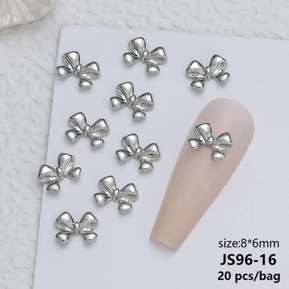 3D Schmetterlings Nail Charms