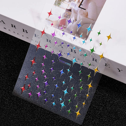 3D Nail Sticker – Sonne, Mond & Sterne