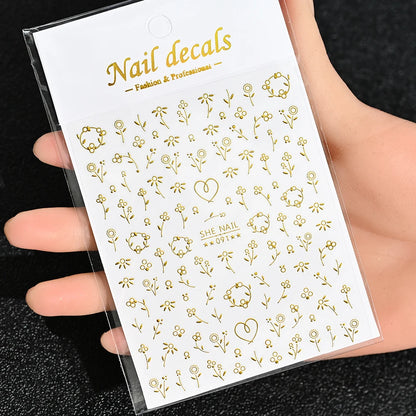 3D Nail Sticker – Sonne, Mond & Sterne