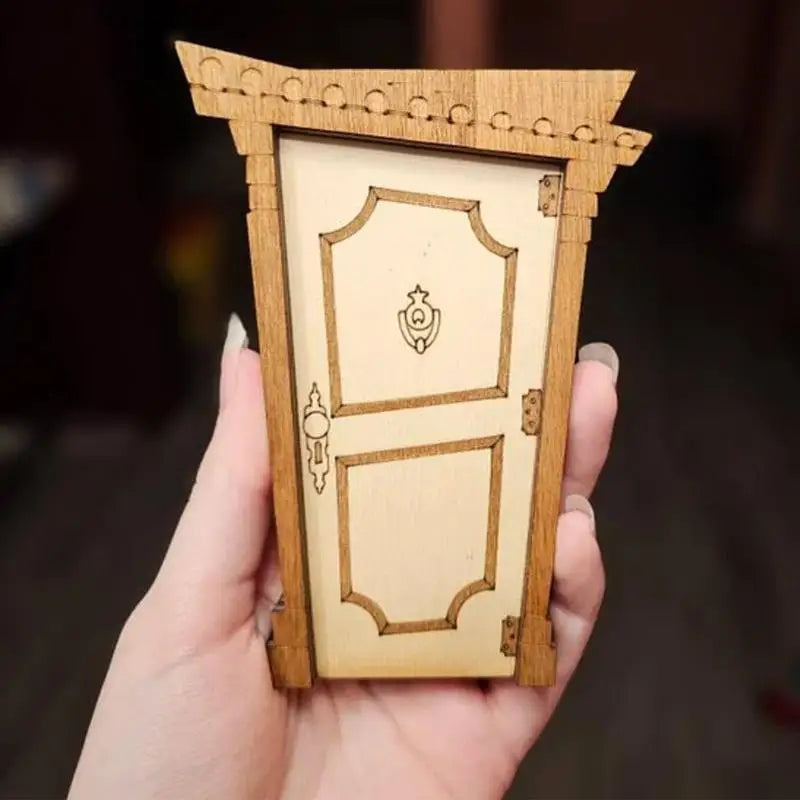 Wichteltür Miniatur – Dekoration im Vintage-Stil