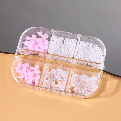 Nailart Charms – Schleifen & Perlen - sunny.side-Productions