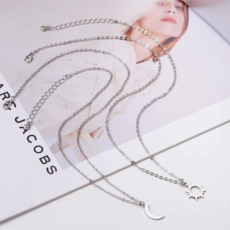 Das perfekte Duo - Sonne& Mond- Halskette - sunny.side-Productions