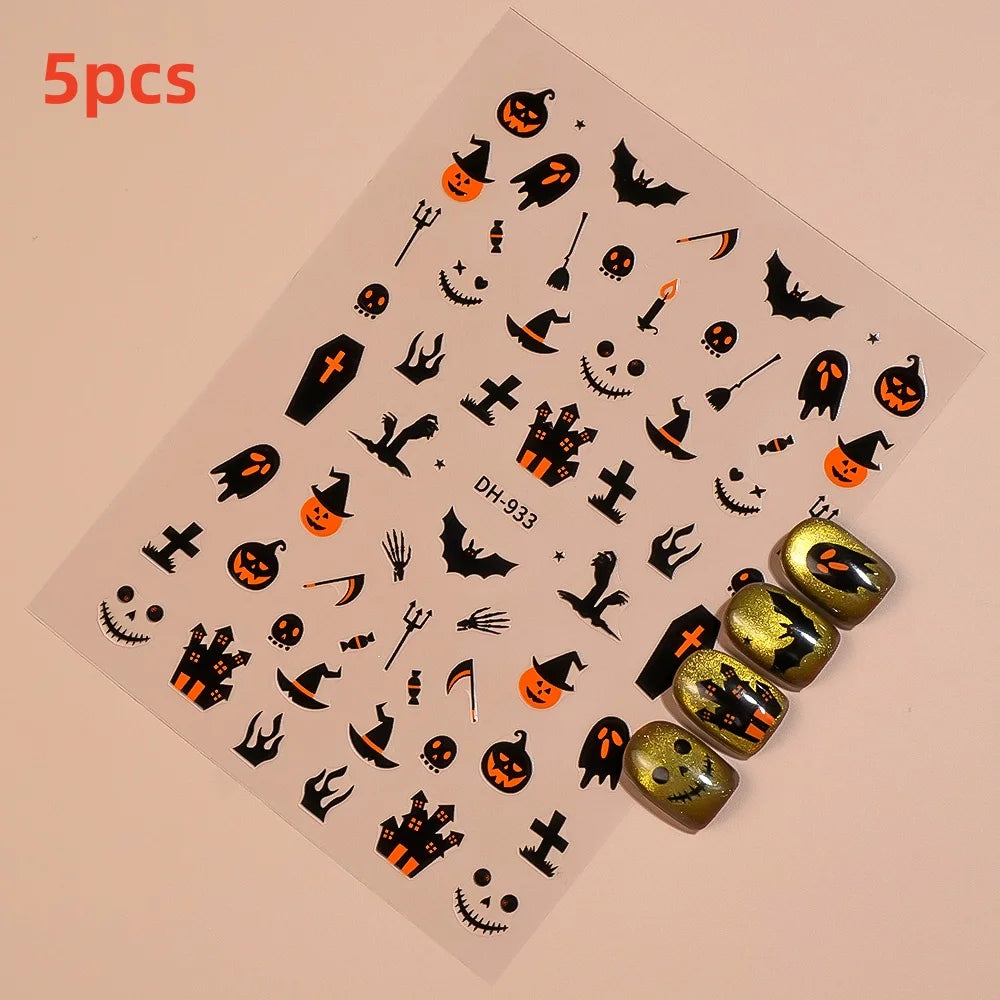 Halloween Nail Sticker – Dark Edition