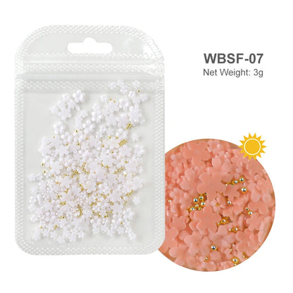 Acryl-Blumen Nail Art