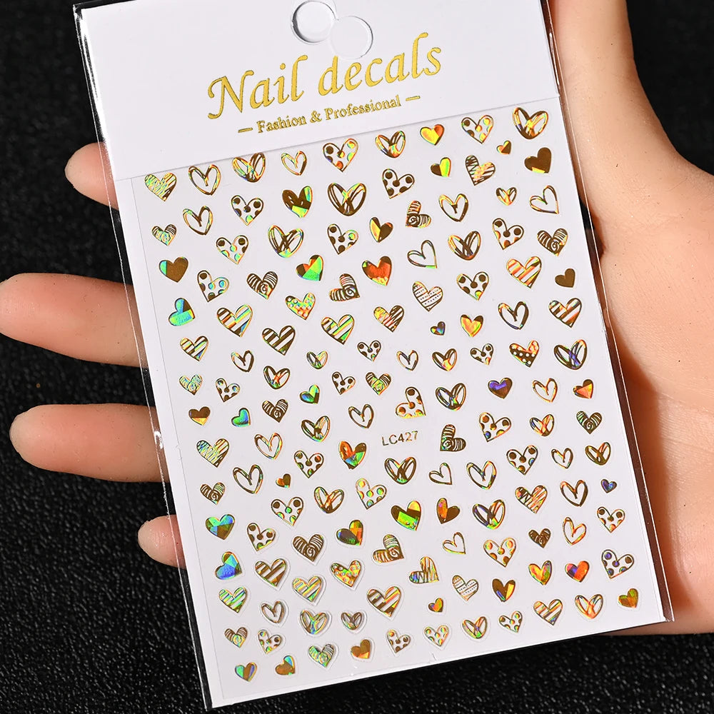 3D Nail Sticker – Sonne, Mond & Sterne