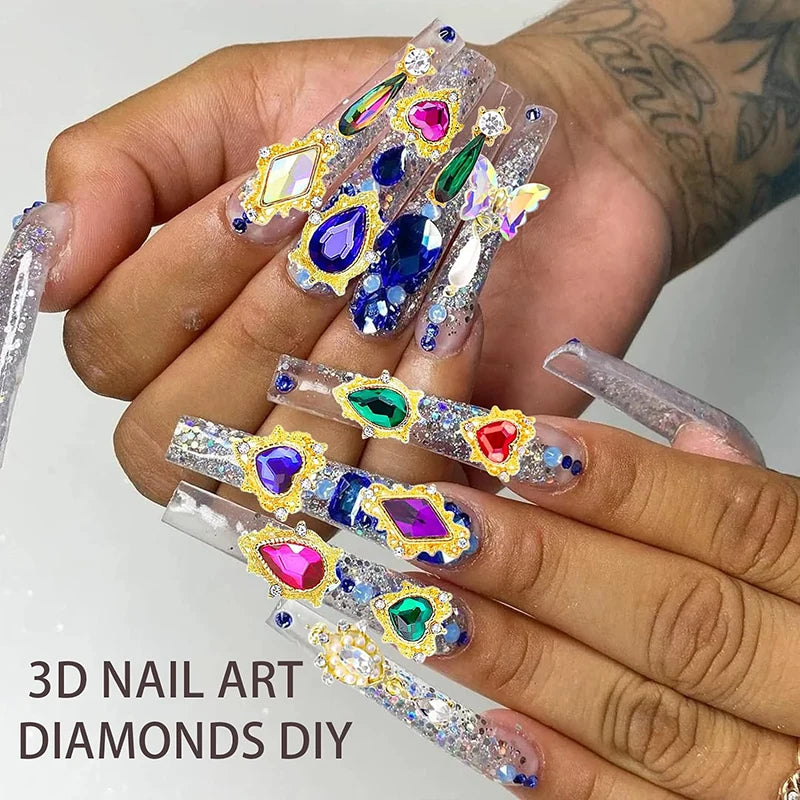 Nail Charms – Glitzernde Strass-Deko