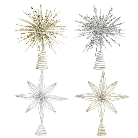 Weihnachtsbaumspitze – Stern Design