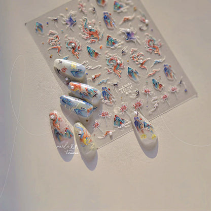 Magische Flügel – 5D Nail Sticker