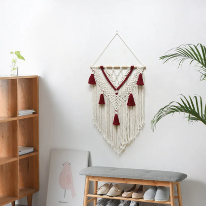 Makramee-Wandteppich – Boho-Ästhetik